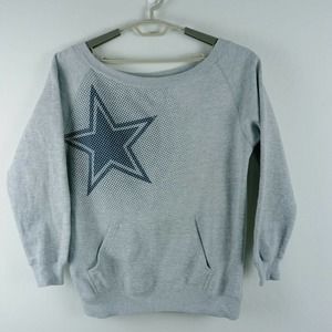 Dallas Cowboys off the shoulder sweatshirt